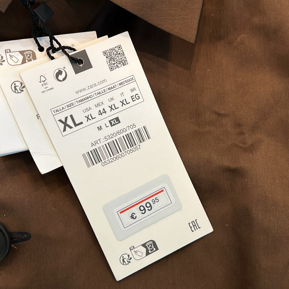 NWT ZARA Technical Trench Coat. - Picture 8 of 16